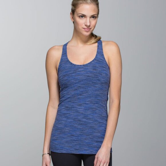 Lululemon Women's Cool Racerback Tank Top - Blue - Picture 1 of 6